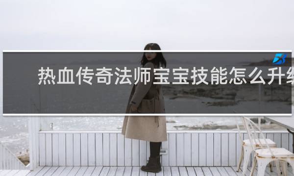 热血传奇法师宝宝技能怎么升级