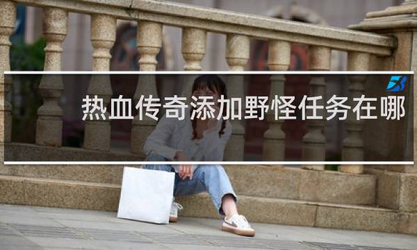 热血传奇添加野怪任务在哪