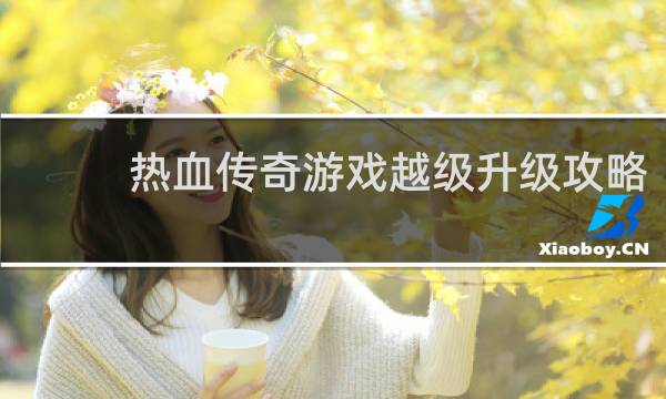 热血传奇游戏越级升级攻略
