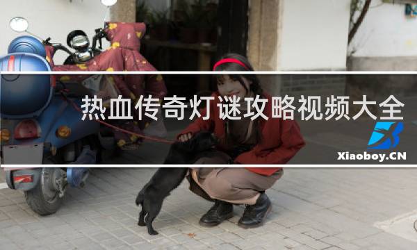 热血传奇灯谜攻略视频大全