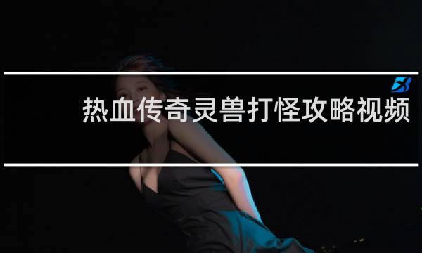 热血传奇灵兽打怪攻略视频