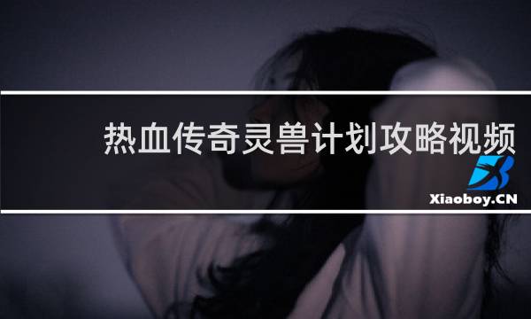 热血传奇灵兽计划攻略视频