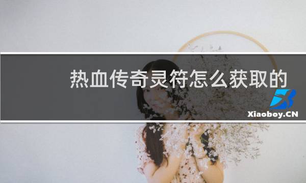 热血传奇灵符怎么获取的