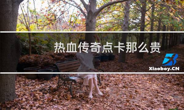 热血传奇点卡那么贵