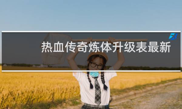 热血传奇炼体升级表最新