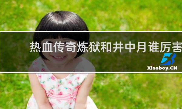 热血传奇炼狱和井中月谁厉害