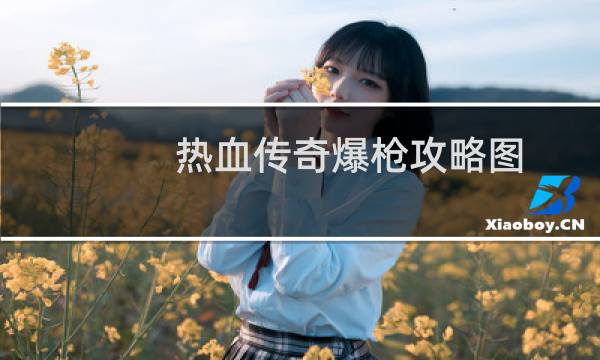 热血传奇爆枪攻略图