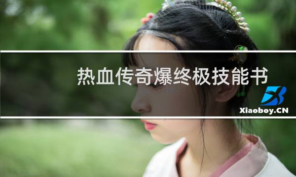 热血传奇爆终极技能书