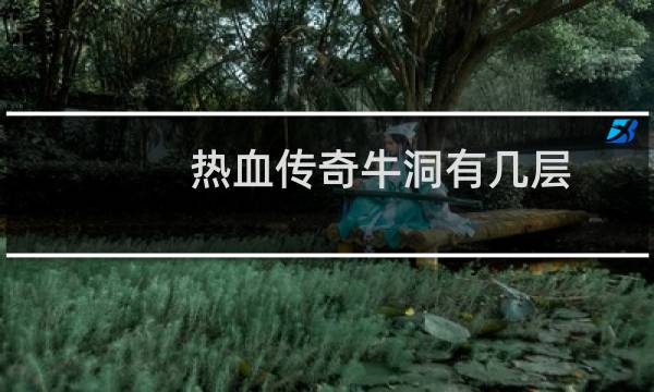 热血传奇牛洞有几层