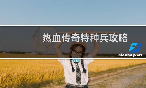 热血传奇特种兵攻略