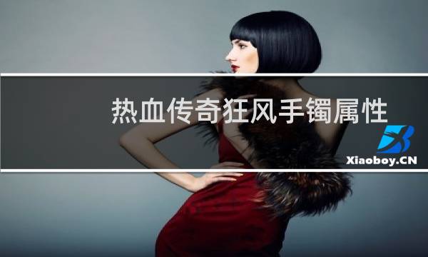 热血传奇狂风手镯属性