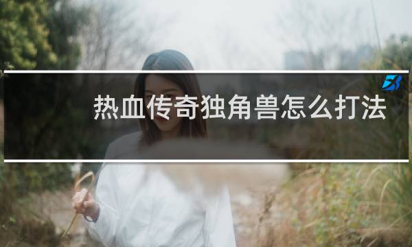 热血传奇独角兽怎么打法