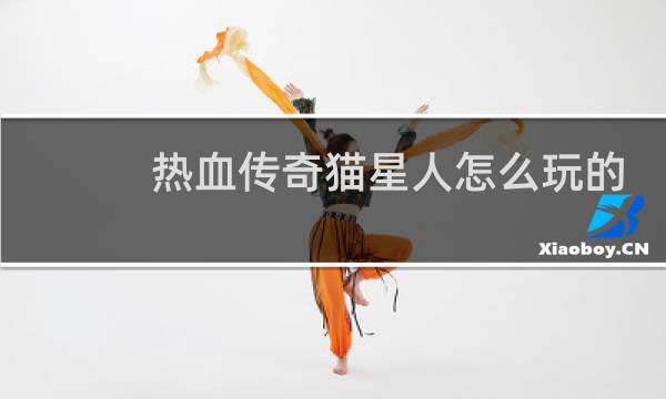 热血传奇猫星人怎么玩的