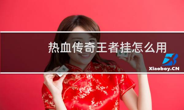 热血传奇王者挂怎么用