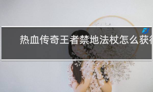 热血传奇王者禁地法杖怎么获得