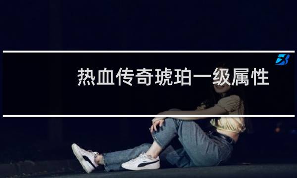 热血传奇琥珀一级属性