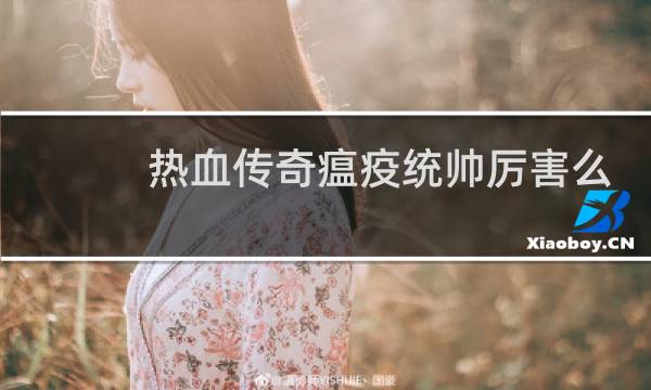 热血传奇瘟疫统帅厉害么