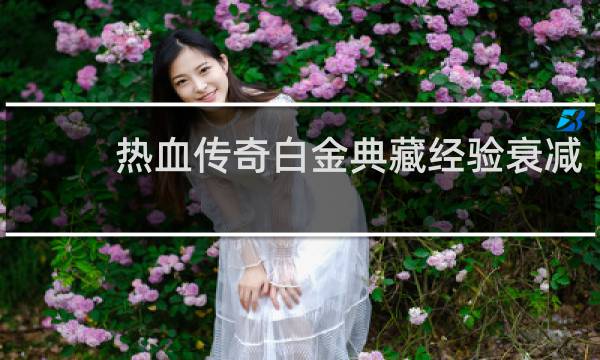 热血传奇白金典藏经验衰减