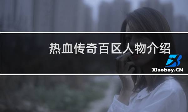 热血传奇百区人物介绍