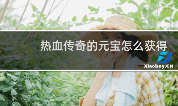 热血传奇的元宝怎么获得