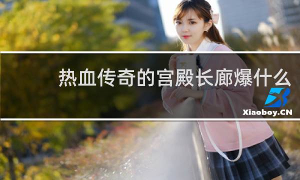 热血传奇的宫殿长廊爆什么