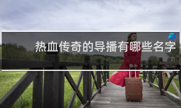 热血传奇的导播有哪些名字