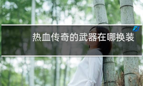 热血传奇的武器在哪换装