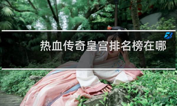 热血传奇皇宫排名榜在哪