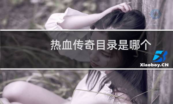 热血传奇目录是哪个