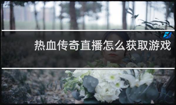 热血传奇直播怎么获取游戏