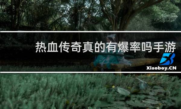 热血传奇真的有爆率吗手游