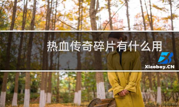 热血传奇碎片有什么用