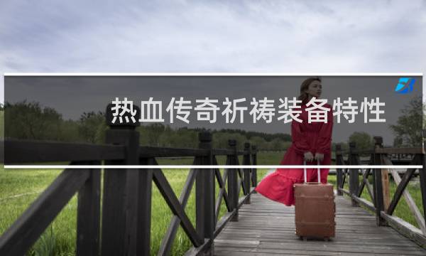 热血传奇祈祷装备特性