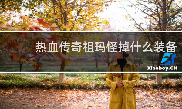 热血传奇祖玛怪掉什么装备