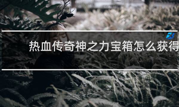 热血传奇神之力宝箱怎么获得