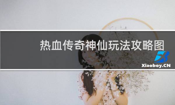 热血传奇神仙玩法攻略图