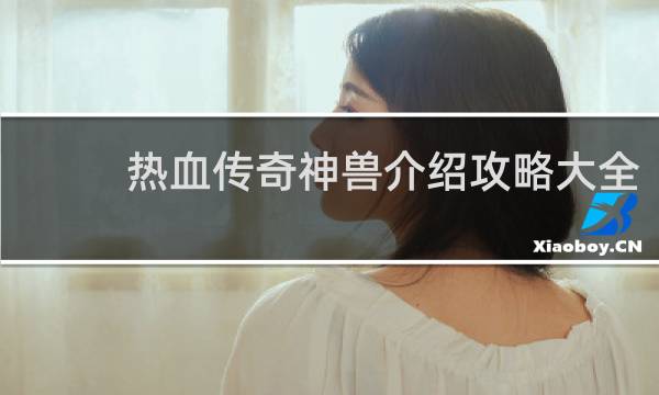 热血传奇神兽介绍攻略大全