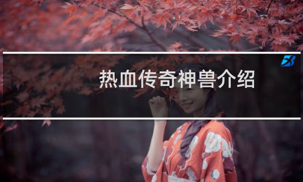 热血传奇神兽介绍