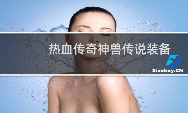 热血传奇神兽传说装备