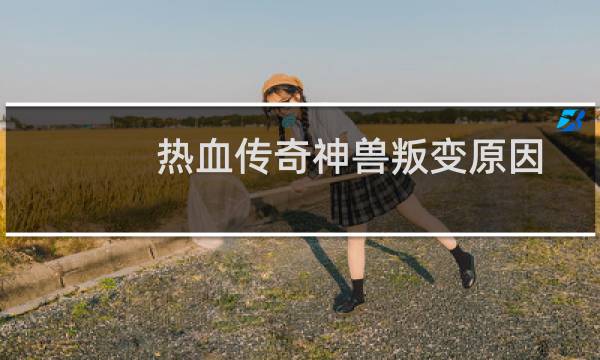 热血传奇神兽叛变原因