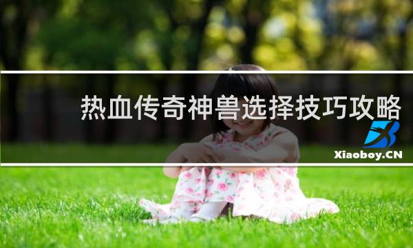 热血传奇神兽选择技巧攻略