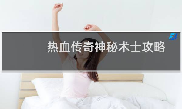 热血传奇神秘术士攻略
