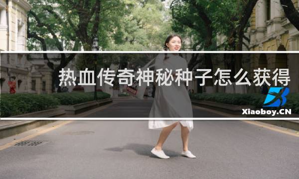 热血传奇神秘种子怎么获得