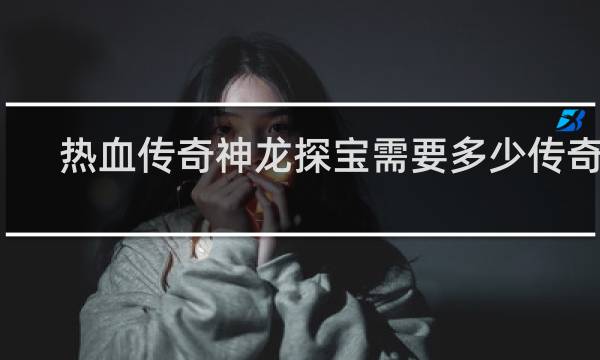 热血传奇神龙探宝需要多少传奇币