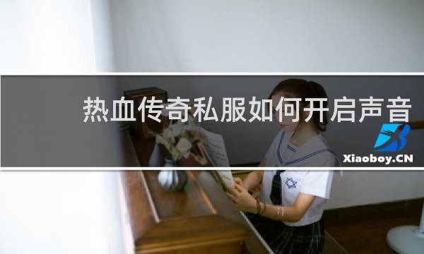 热血传奇私服如何开启声音