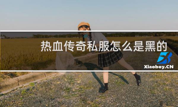 热血传奇私服怎么是黑的