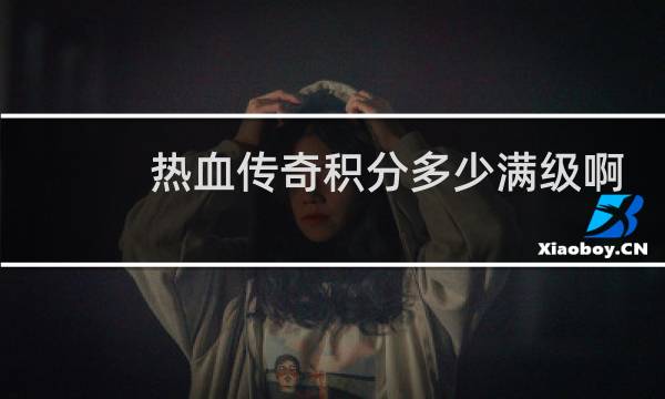 热血传奇积分多少满级啊