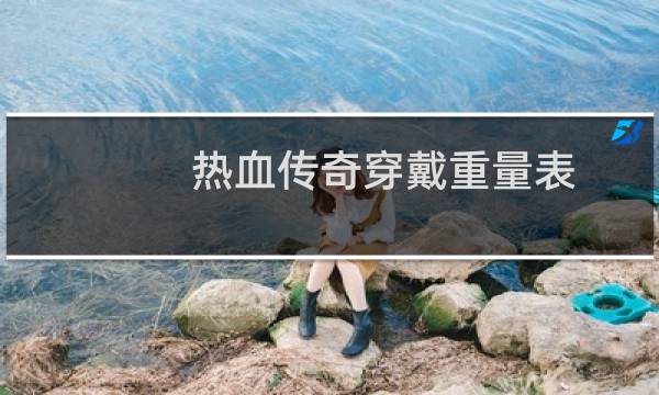 热血传奇穿戴重量表