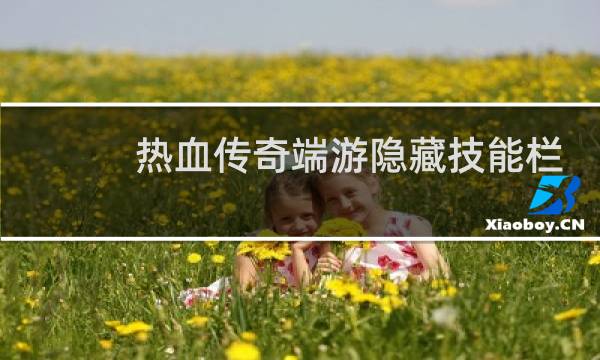 热血传奇端游隐藏技能栏
