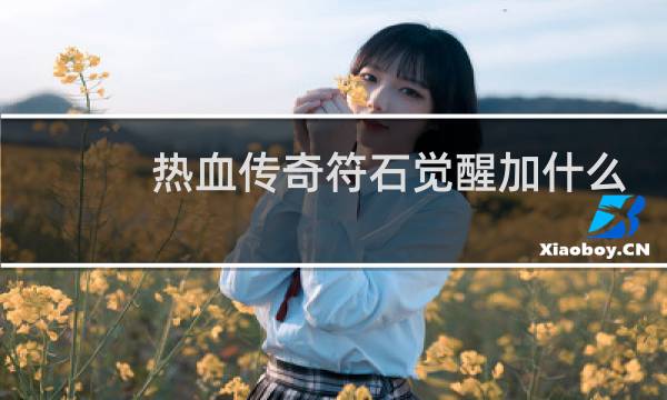 热血传奇符石觉醒加什么